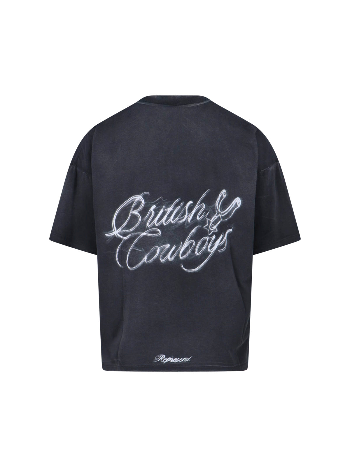 Represent T-shirts and Polos Black Cotton
