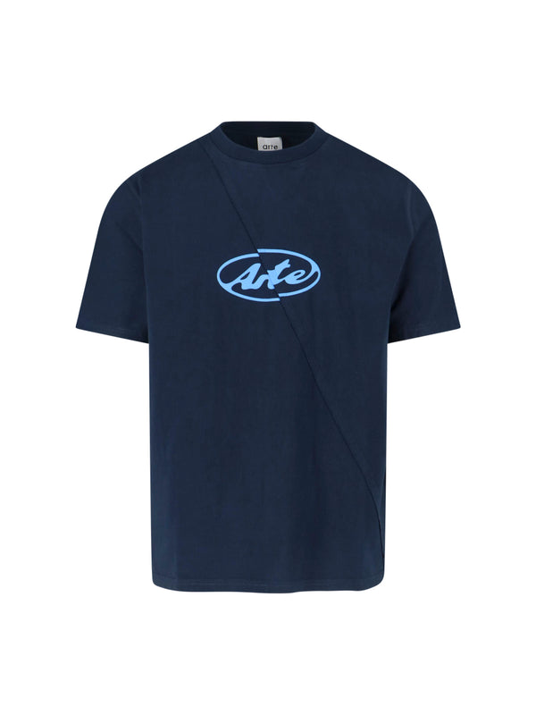 Arte 100% Cotton t-shirt in navy