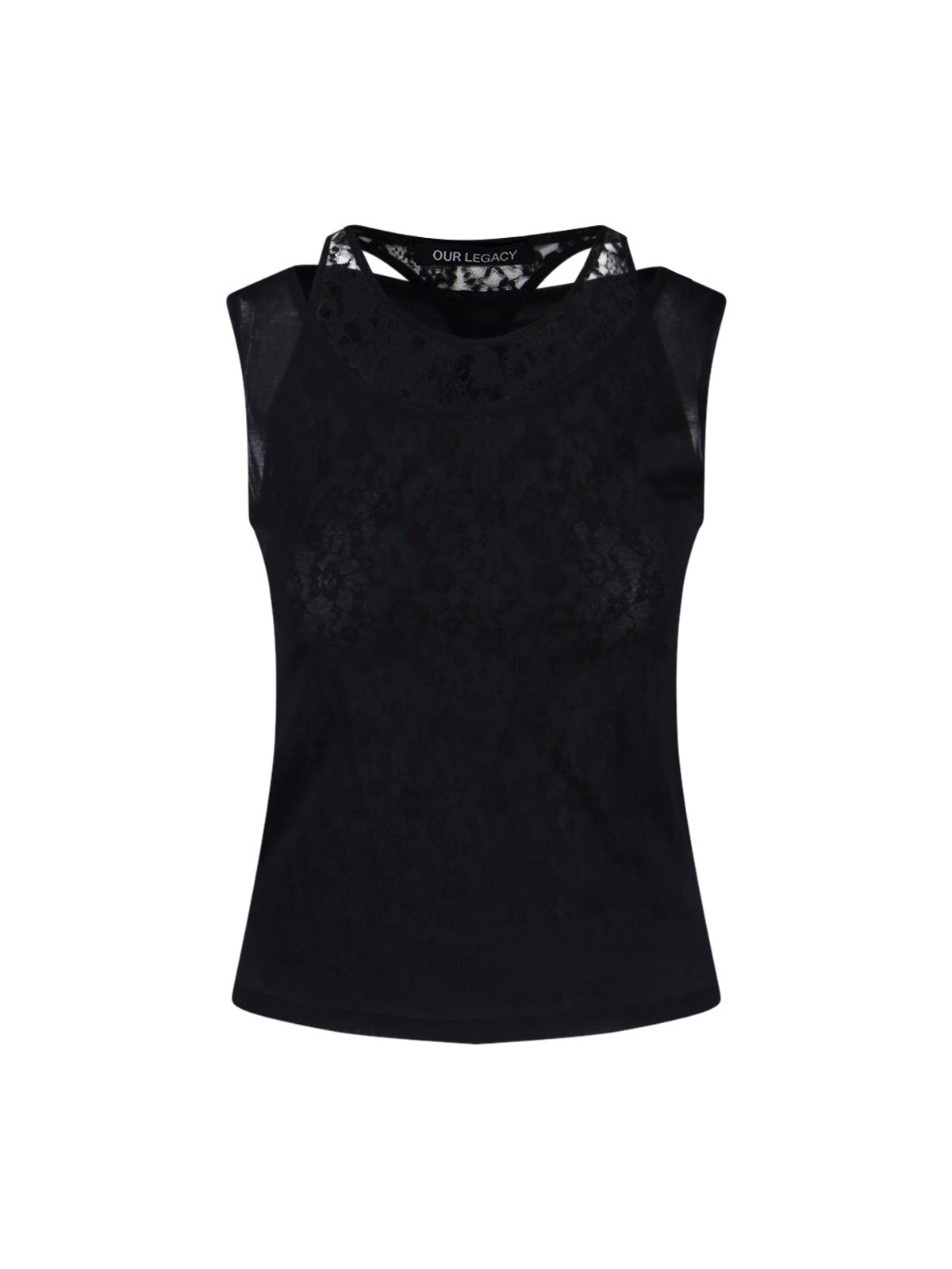 Our Legacy Top Black Cotton