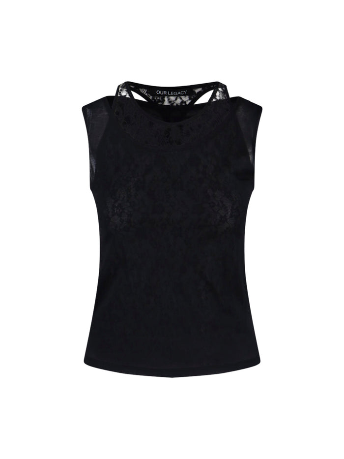 Our Legacy Top Black Cotton