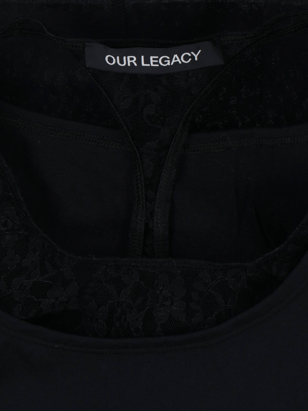 Our Legacy Top Black Cotton