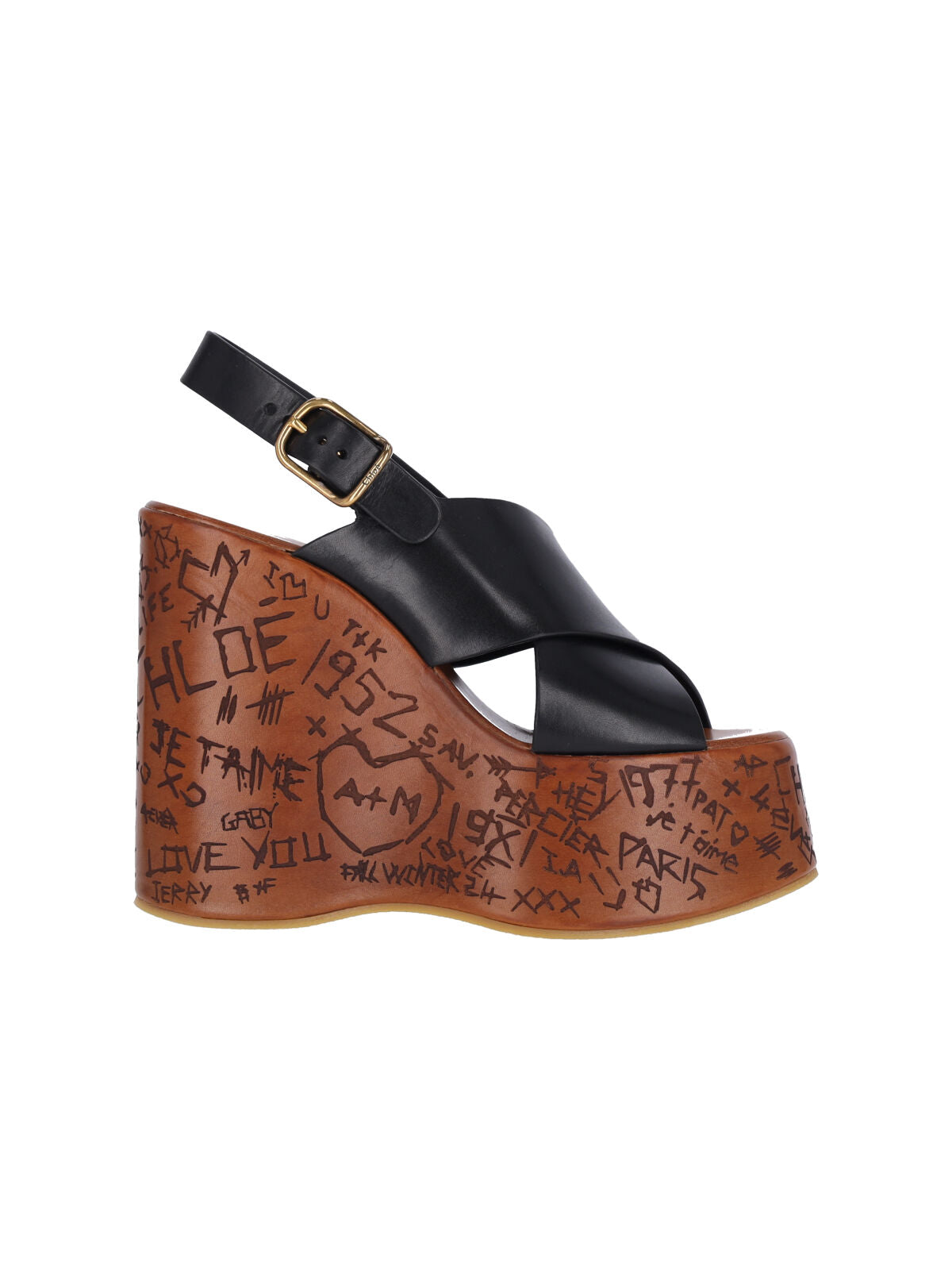 Chloè With Heel Black Upper: Cow Leather