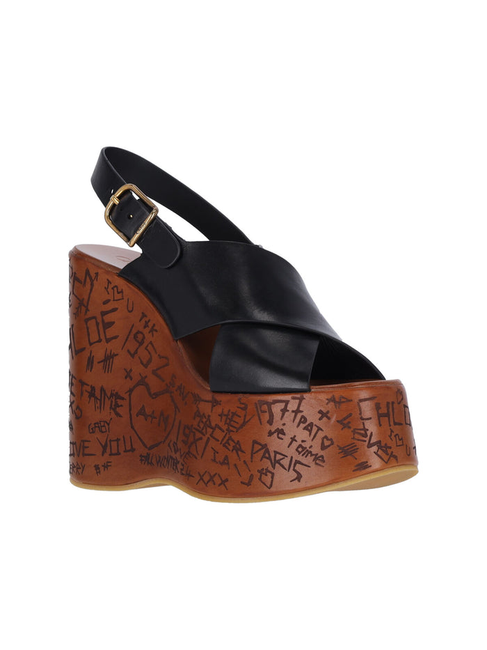 Chloè With Heel Black Upper: Cow Leather