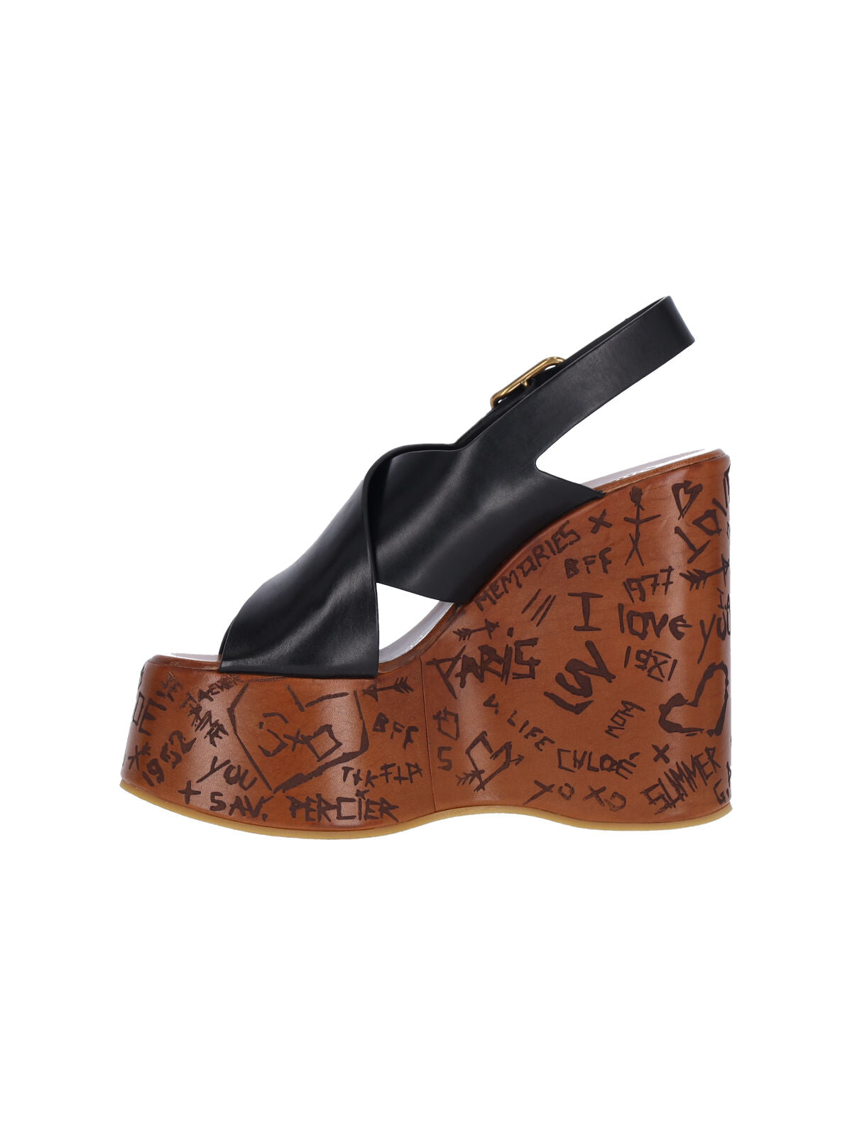 Chloè With Heel Black Upper: Cow Leather