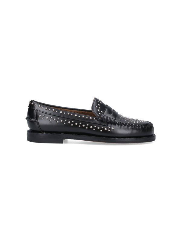 Sebago 100% leather loafer in black