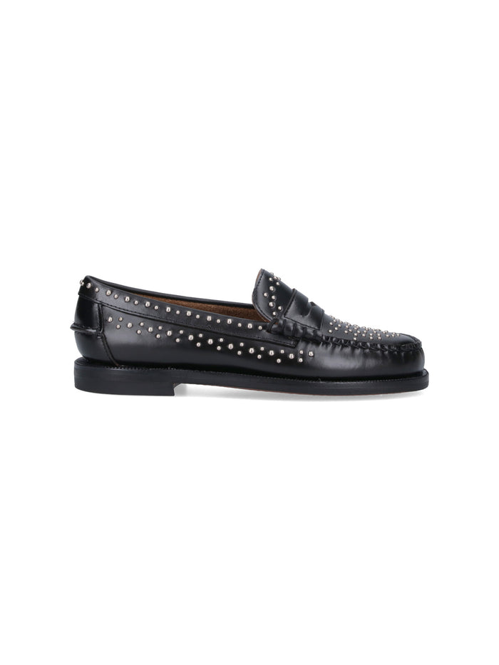 Sebago Flat shoes Black Leather