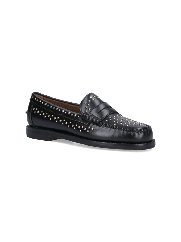 Sebago Flat shoes Black Leather