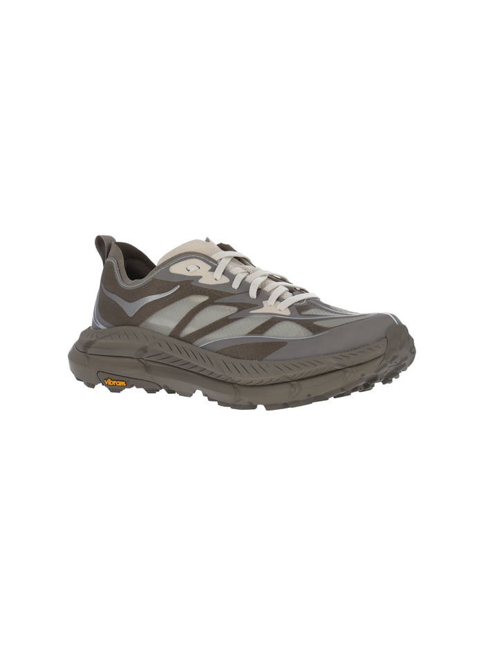 HOKA Sneakers Brown Fabric