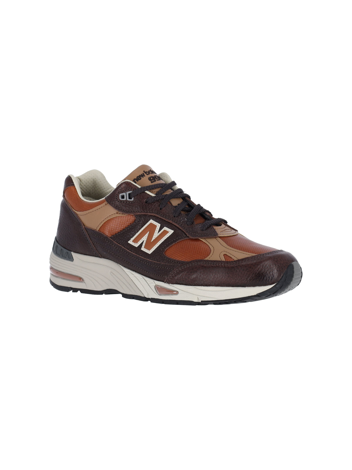 New Balance Sneakers Brown Premium Leather