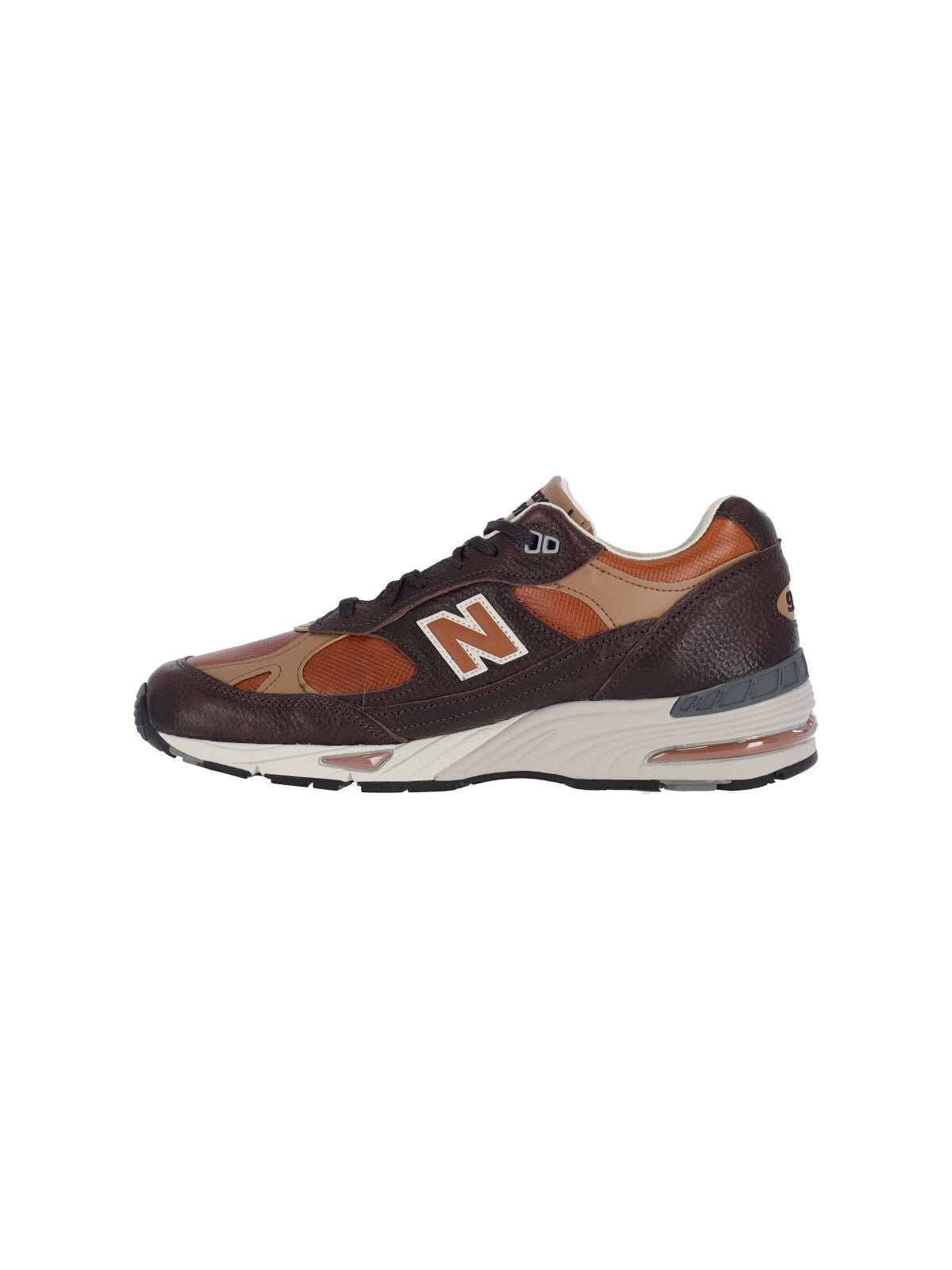 New Balance Sneakers Brown Premium Leather