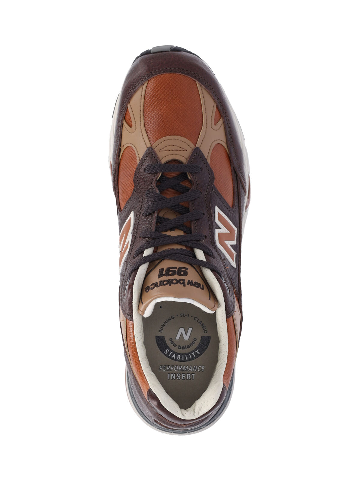 New Balance Sneakers Brown Premium Leather