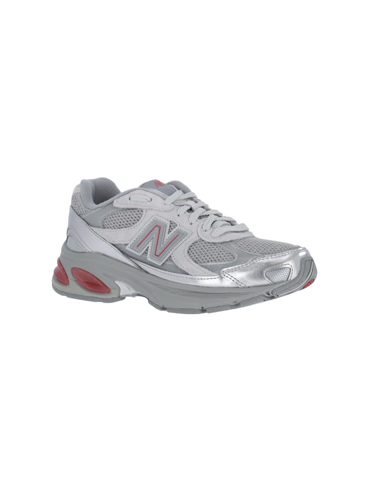 New Balance Sneakers Silver Leather