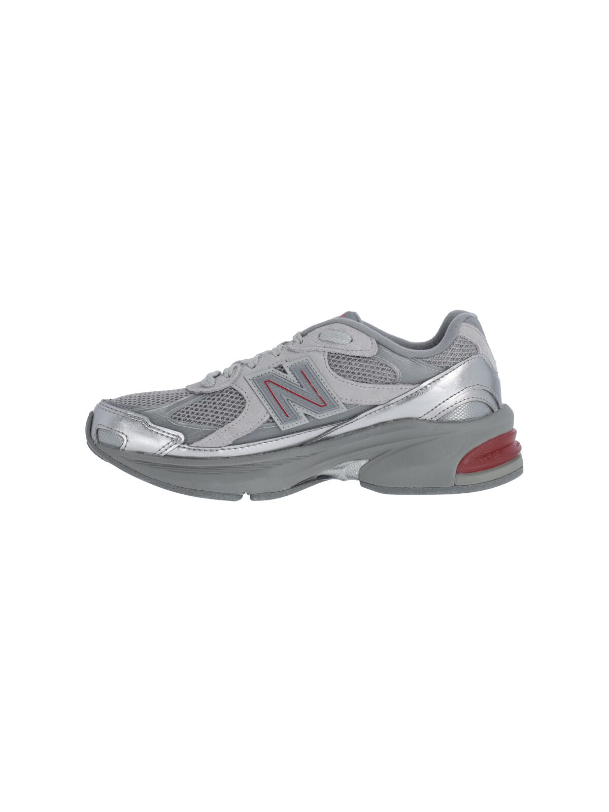 New Balance Sneakers Silver Leather