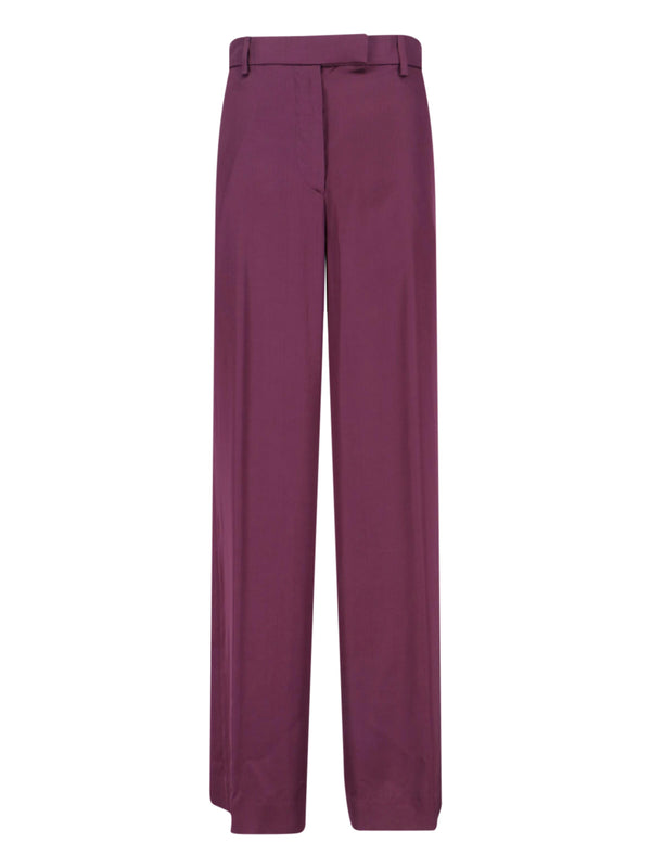 Dries Van Noten 100% Viscose; Pocket Lining: 100% Cotton trousers in purple