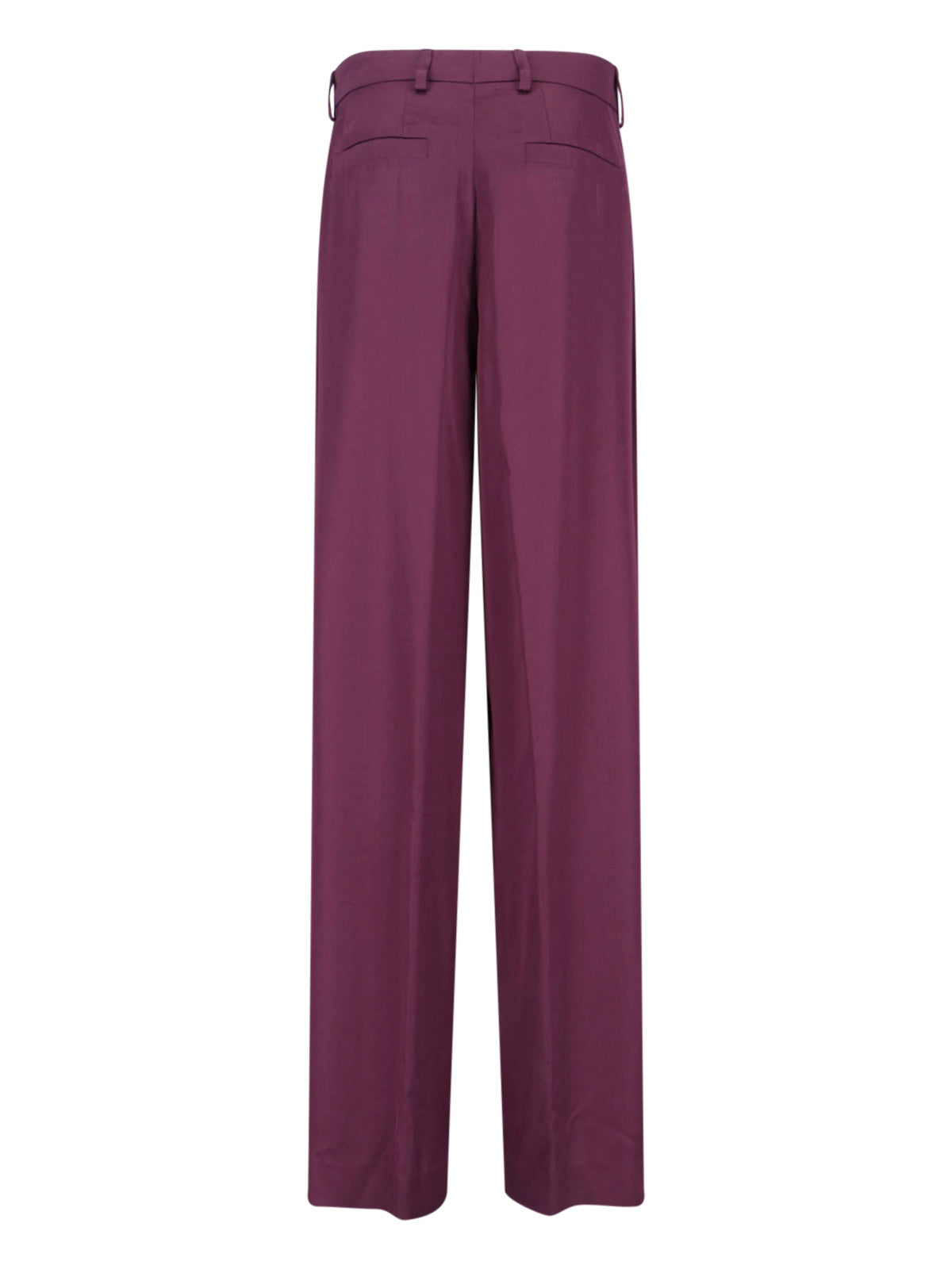 Dries Van Noten Trousers Violet Viscose