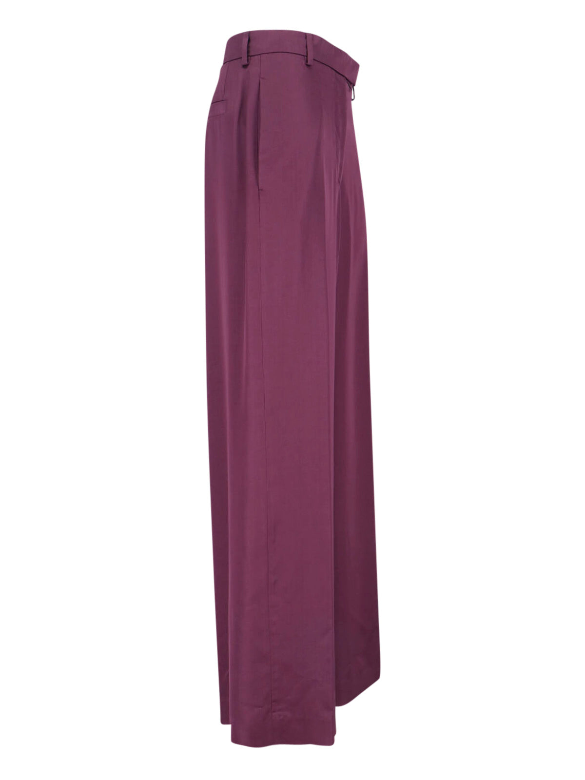 Dries Van Noten Trousers Violet Viscose