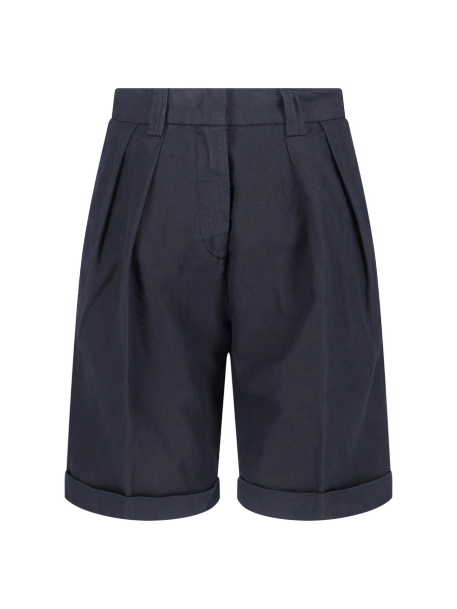 Aspesi 60% Cotton shorts in navy