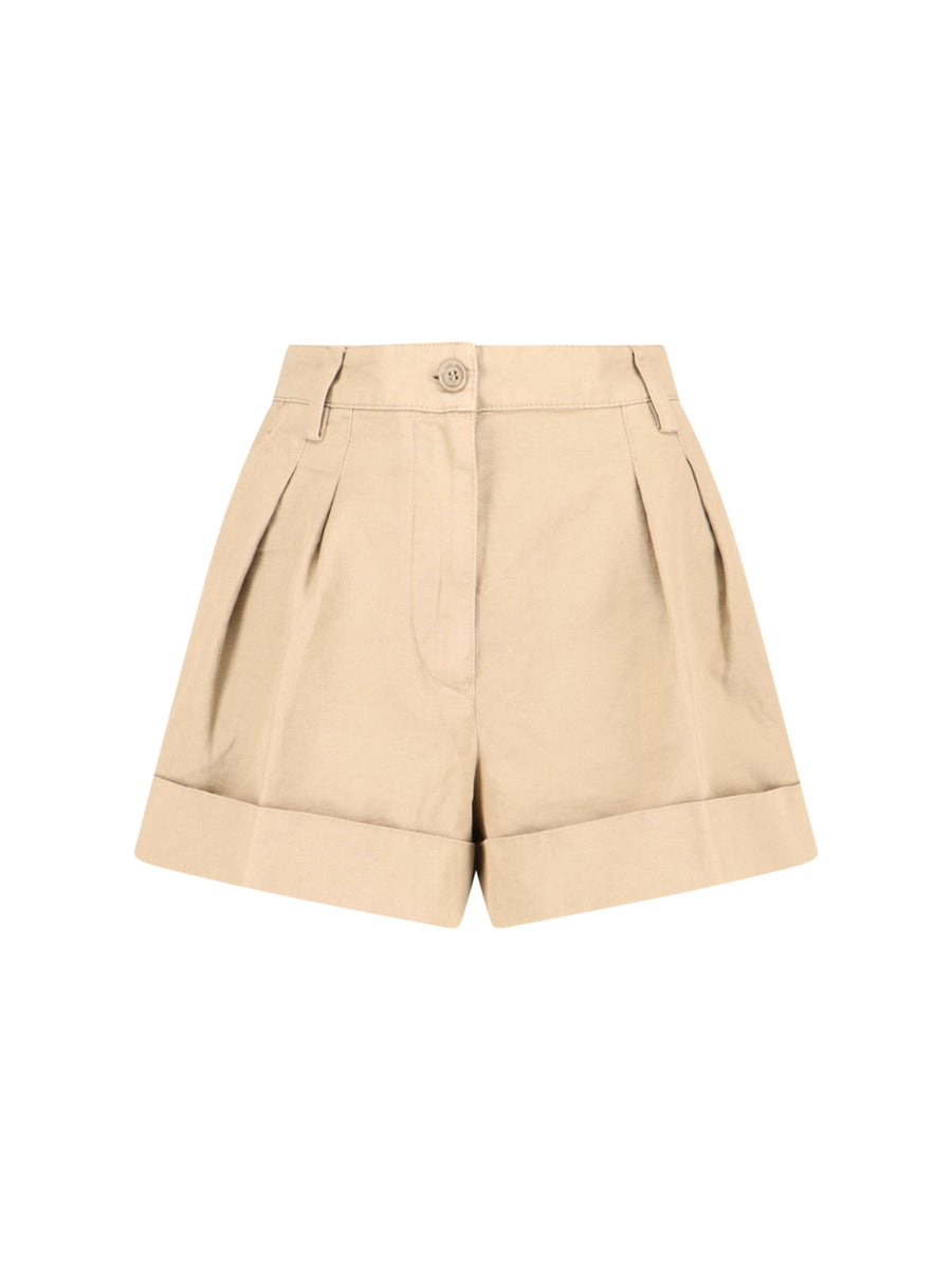 Aspesi 58% Cotton shorts in beige
