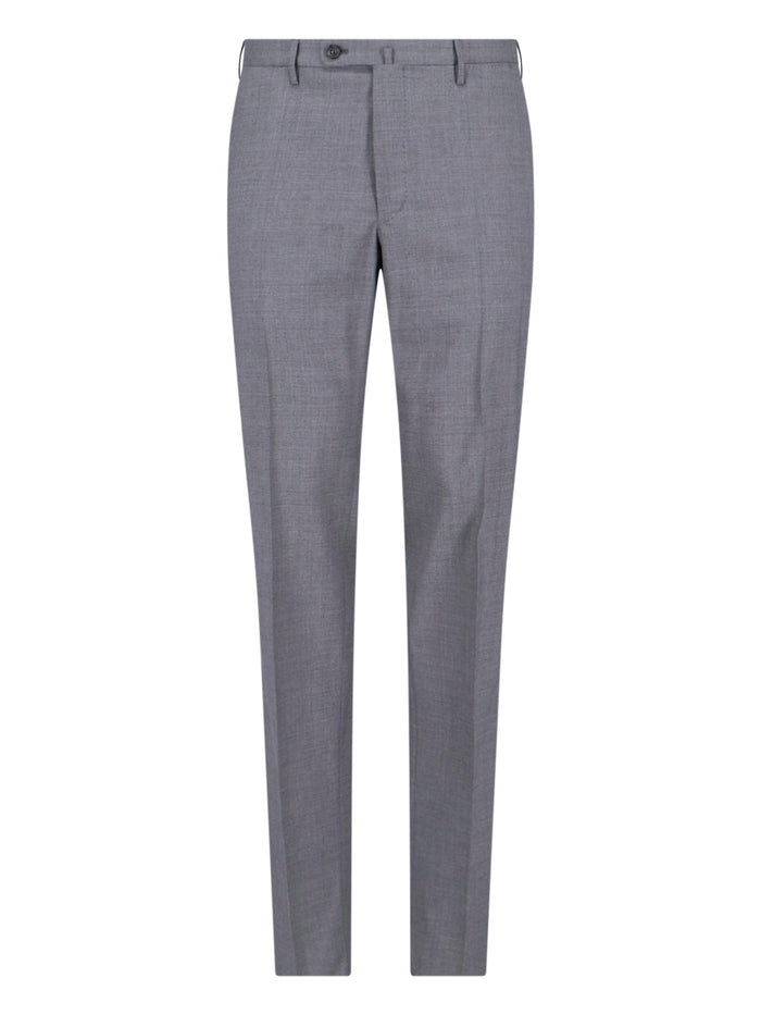Incotex Trousers Grey Virgin Wool