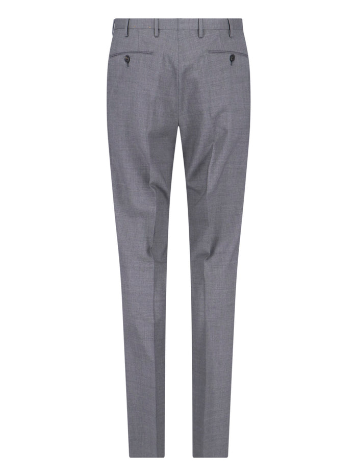 Incotex Trousers Grey Virgin Wool