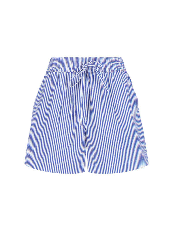 Parosh 100% Cotton shorts in blue