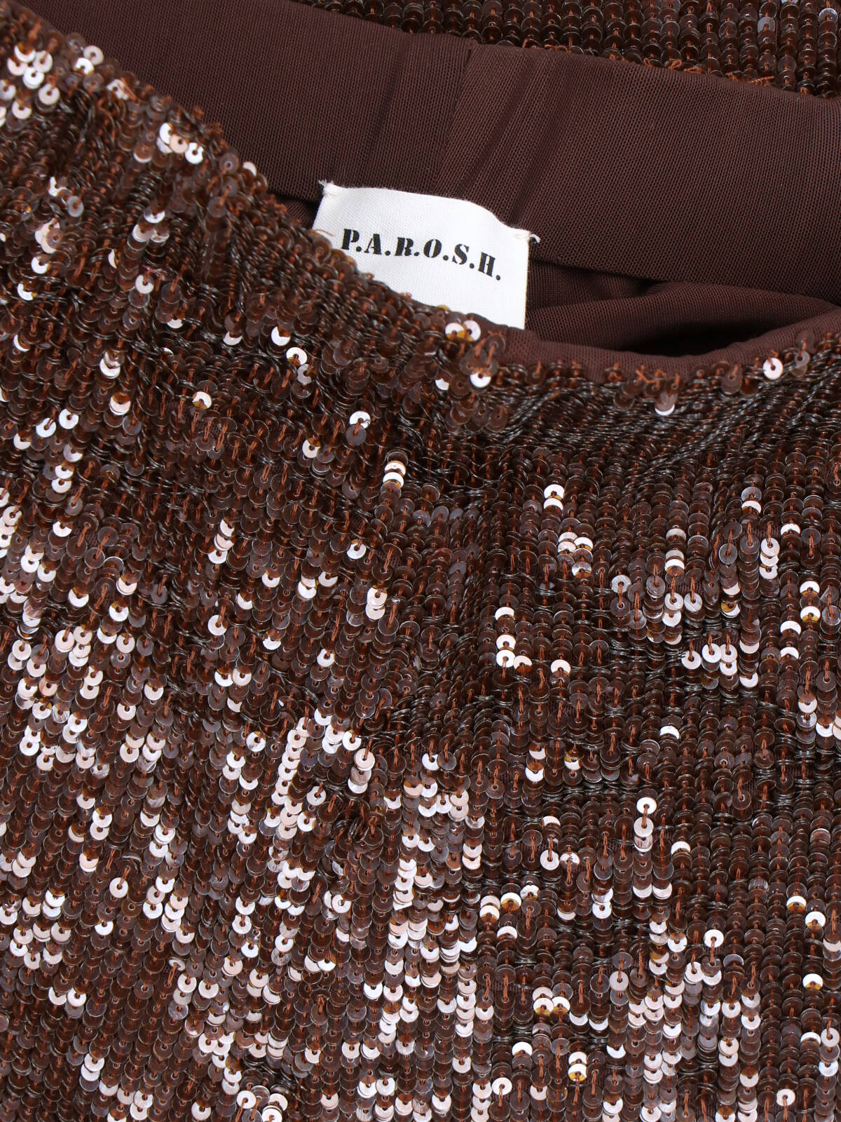 Parosh Trousers Brown Polyamide