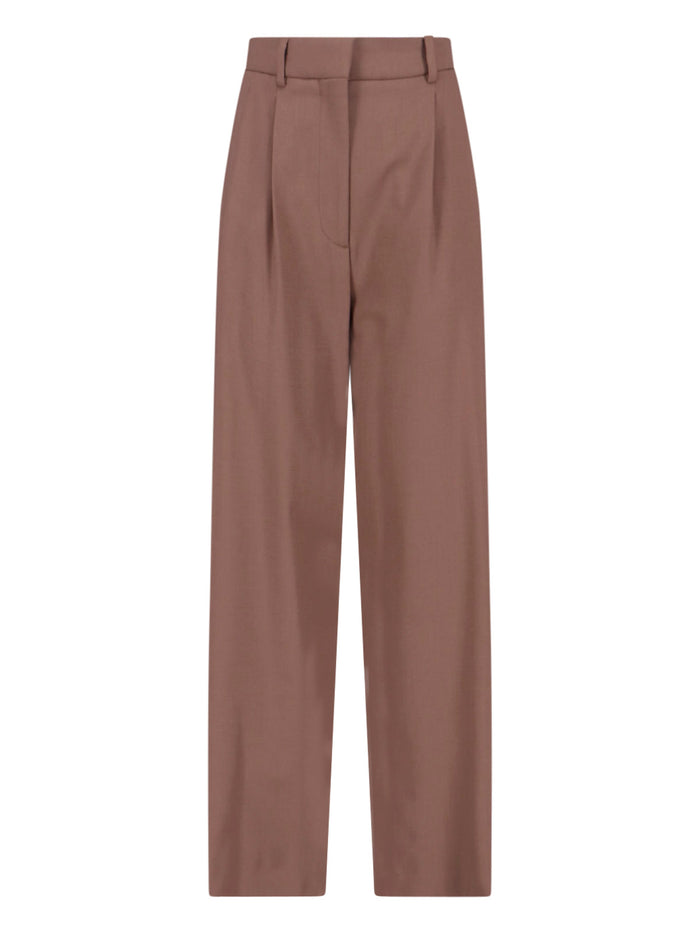 Lardini Trousers Brown Virgin Wool