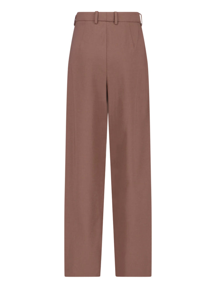 Lardini Trousers Brown Virgin Wool
