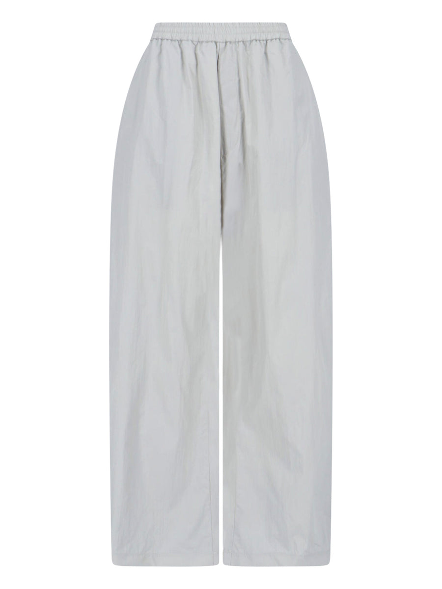 MM6 Maison Margiela 100% Polyamide trousers in gray