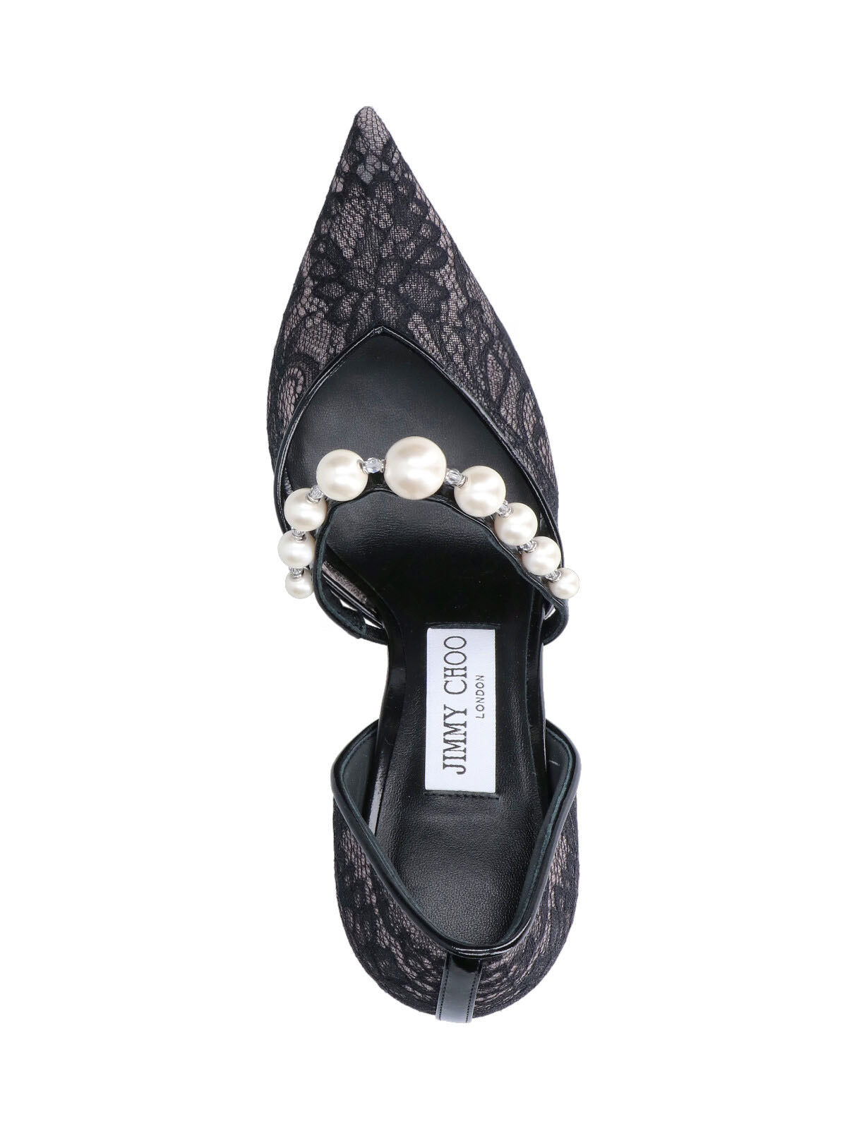 Jimmy Choo With Heel Black Outer: Textile