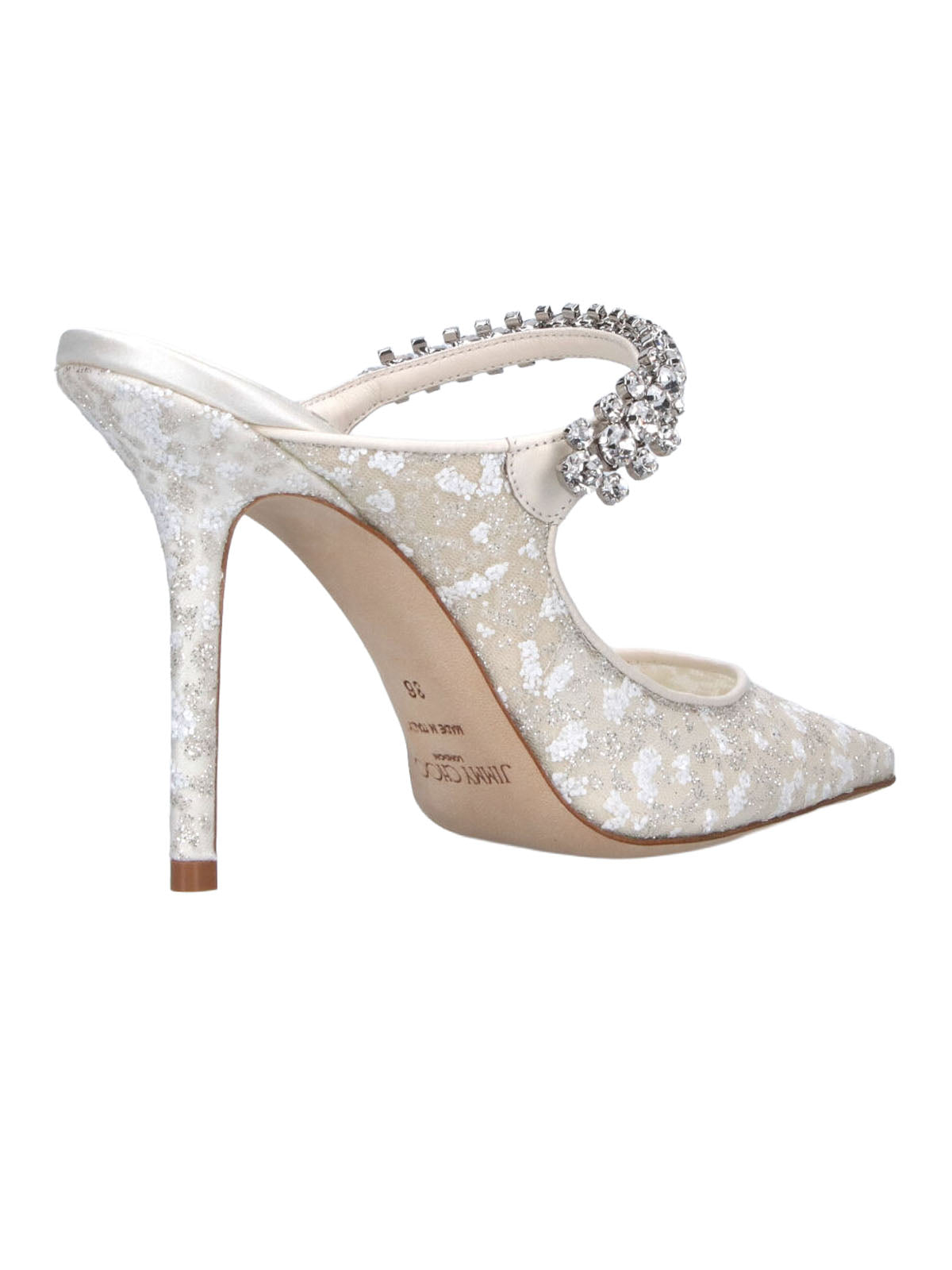 Jimmy Choo With Heel White Outer: Textile