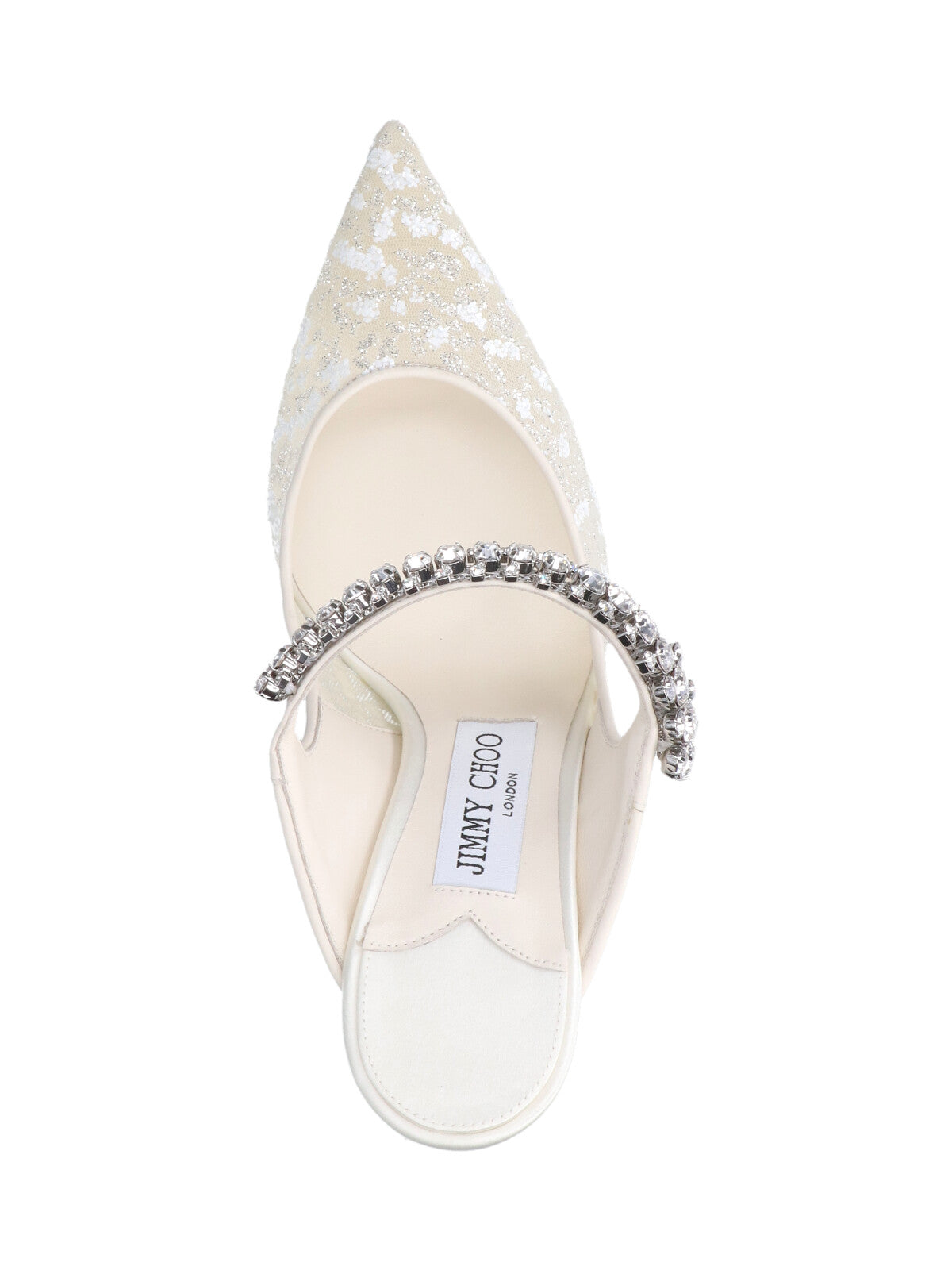 Jimmy Choo With Heel White Outer: Textile