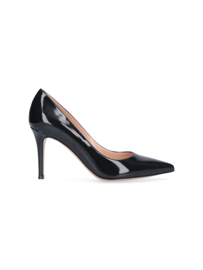 Gianvito Rossi With Heel Black Upper: Lamb Leather