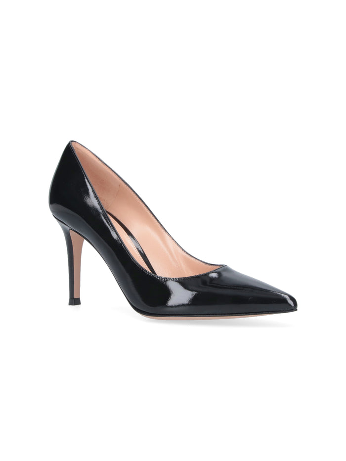 Gianvito Rossi With Heel Black Upper: Lamb Leather