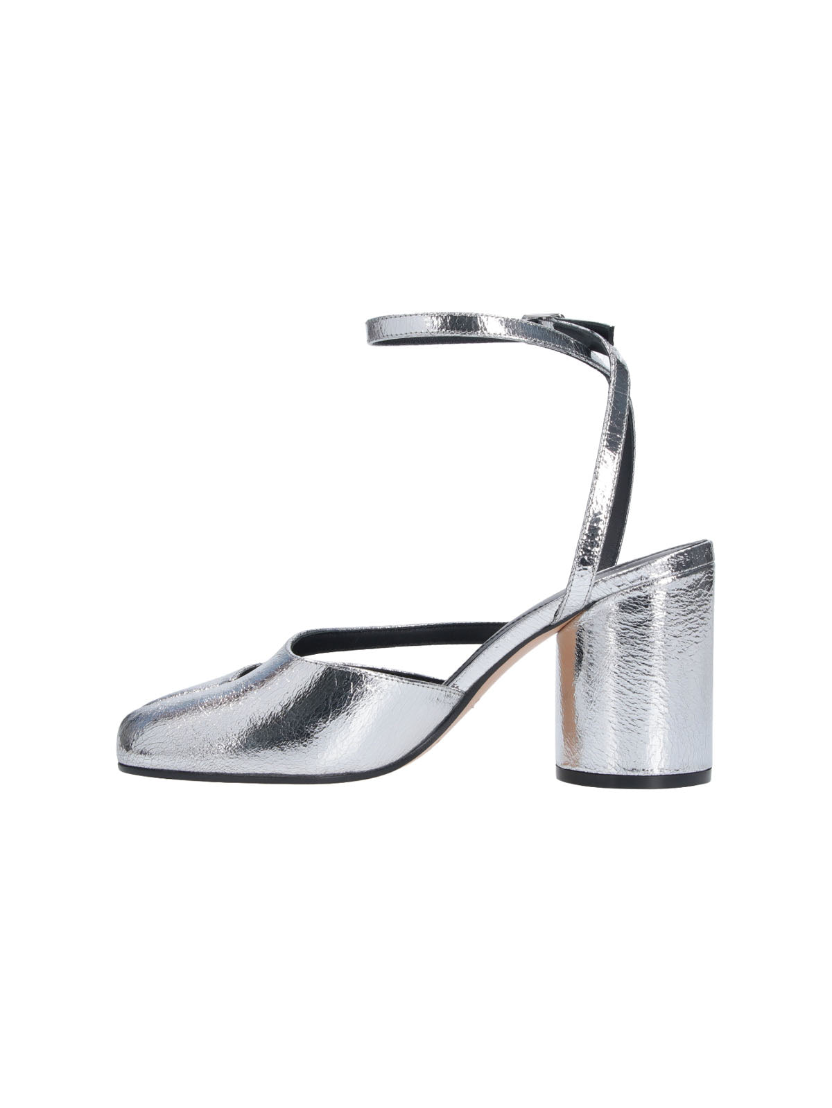 Maison Margiela With Heel Silver Upper: Bovine Leather