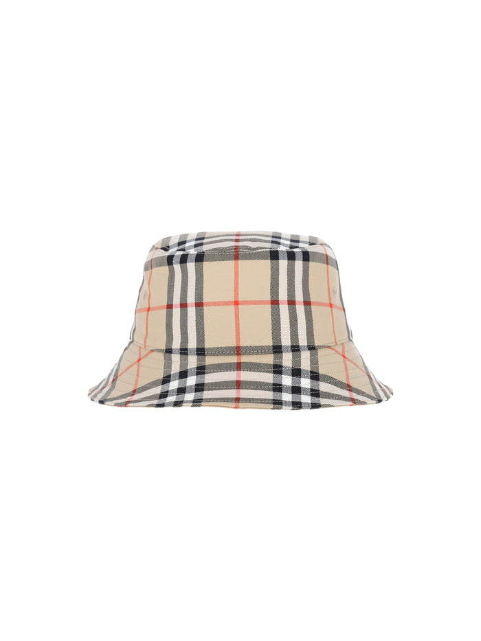 Burberry Hats Beige Cotton