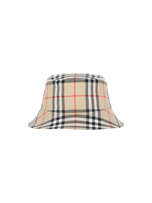 Burberry 8122481 100% Cotton bucket hat in beige