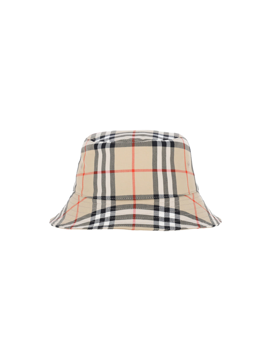 Burberry 8122481 100% Cotton bucket hat in beige