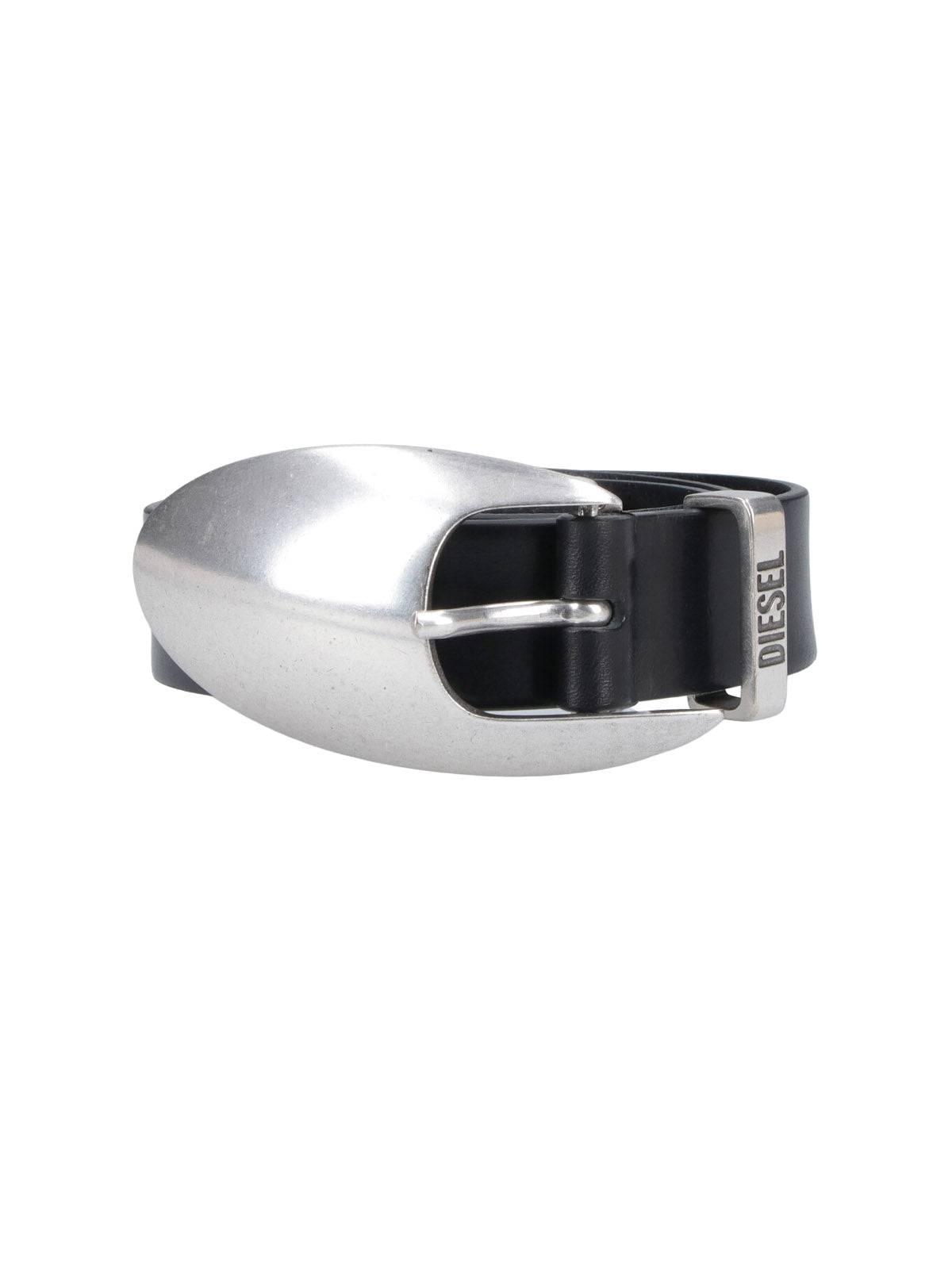 Diesel Belts Black Leather