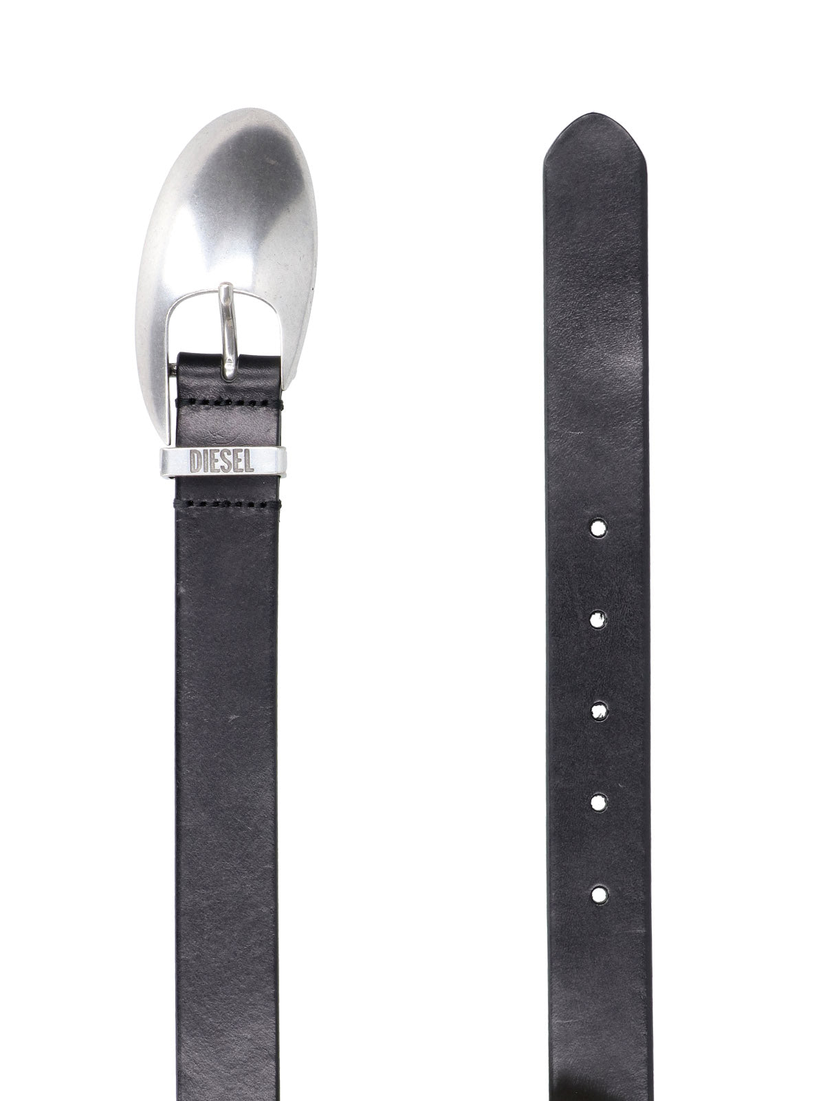 Diesel Belts Black Leather