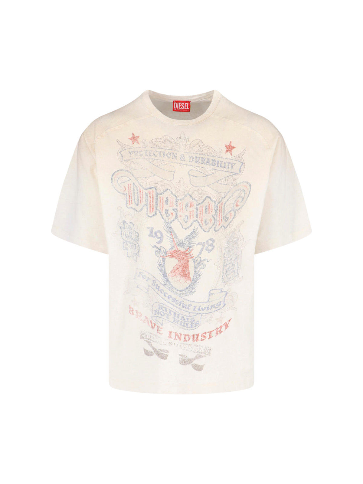 Diesel T-shirts and Polos White Cotton