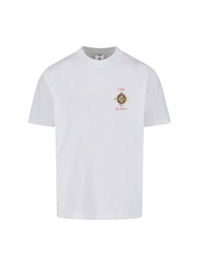 Casablanca T-shirts and Polos White Organic Cotton