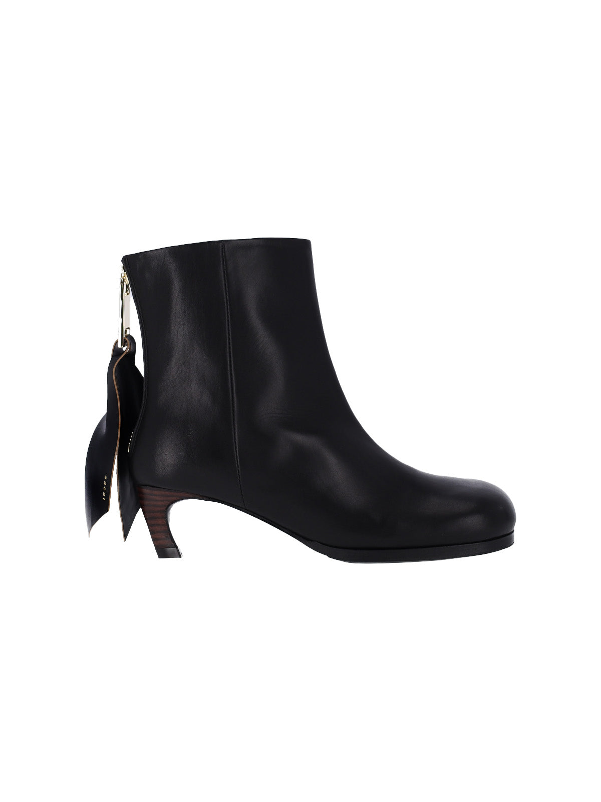 Sacai Boots Black Upper: Cowhide