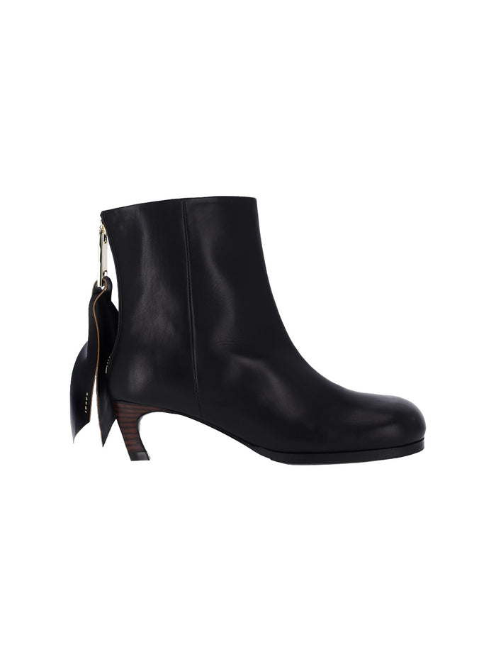 Sacai Boots Black Upper: Cowhide