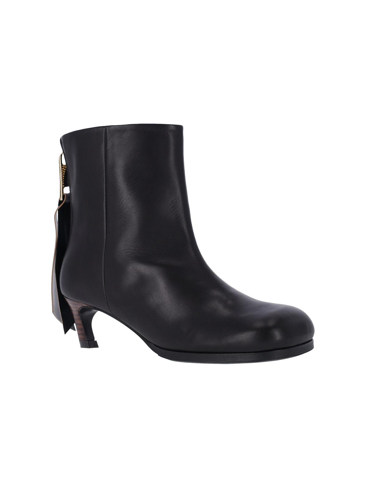 Sacai Boots Black Upper: Cowhide