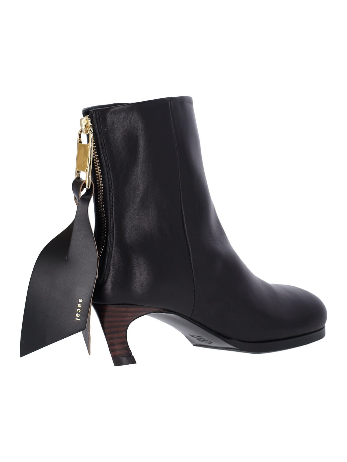 Sacai Boots Black Upper: Cowhide