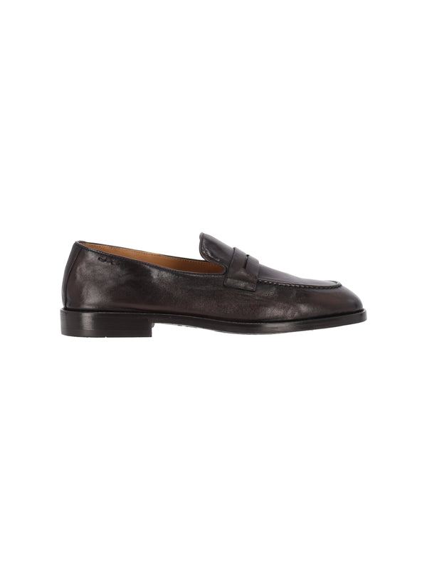 Alexander Hotto 100% leather loafer in brown