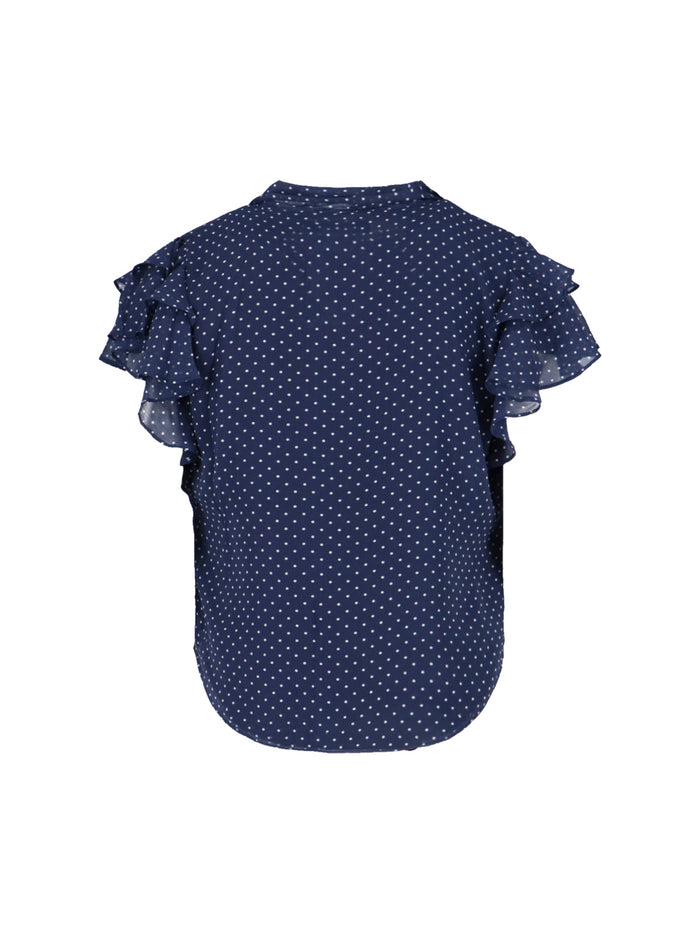 Lauren Ralph Top Blue Recycled Polyester