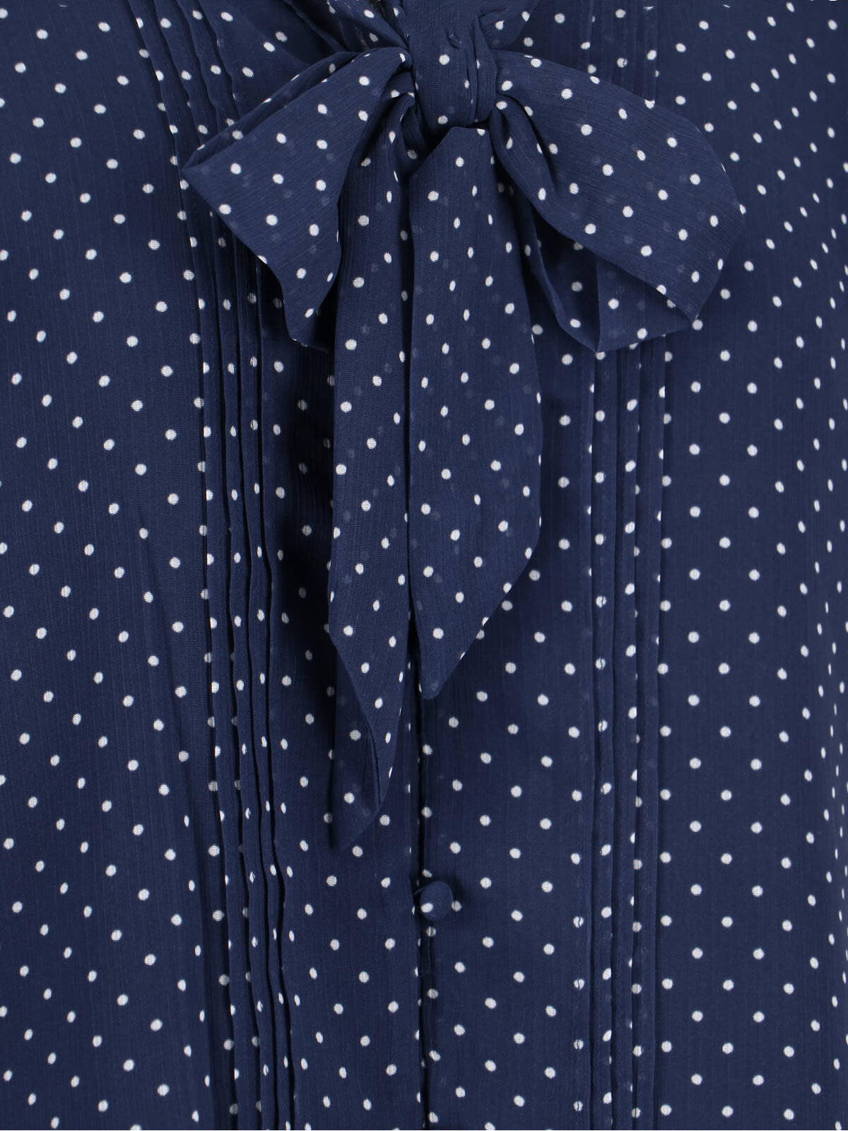 Lauren Ralph Top Blue Recycled Polyester