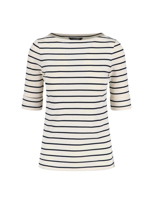 Lauren Ralph Lauren 94% Cotton t-shirt in white